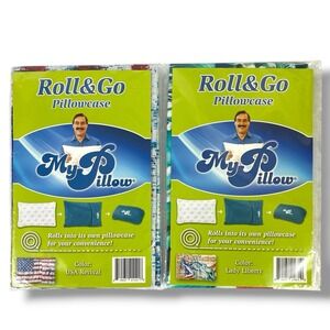 NEW Lot Of 2 My Pillow Travel PillowCase - Roll & Go USA Revival & Lady Liberty